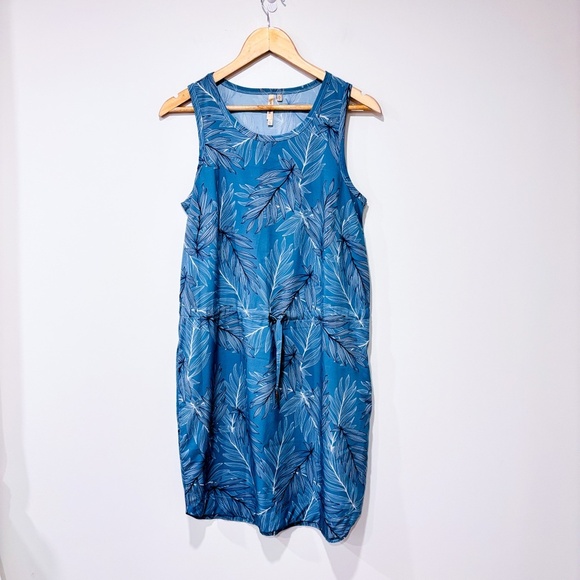 MAX COCOS Blue floral dress - Picture 1 of 8